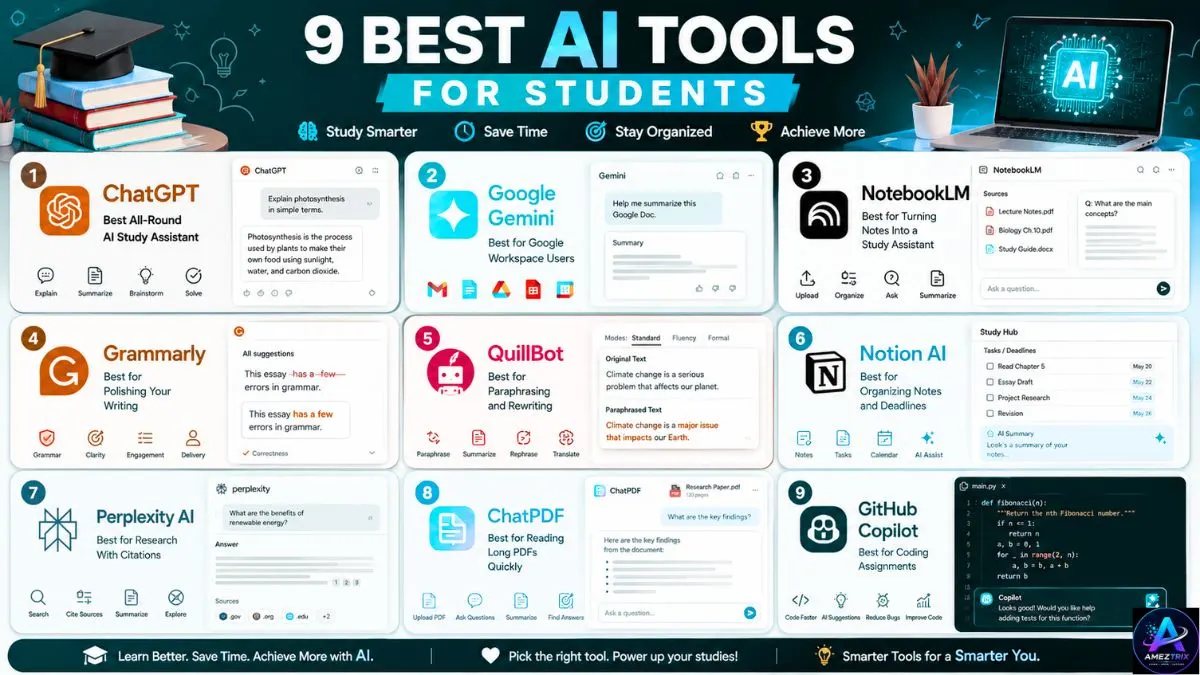 Top 25 Best AI Tools for Students