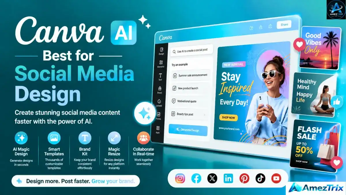 Canva AI for social media content design