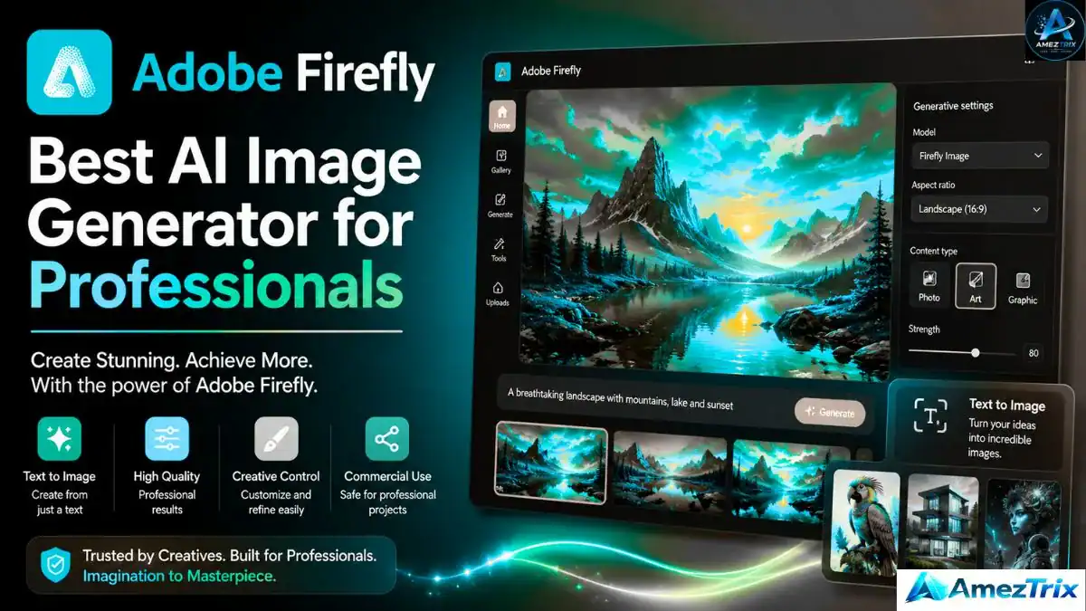 Adobe Firefly professional AI image generator
