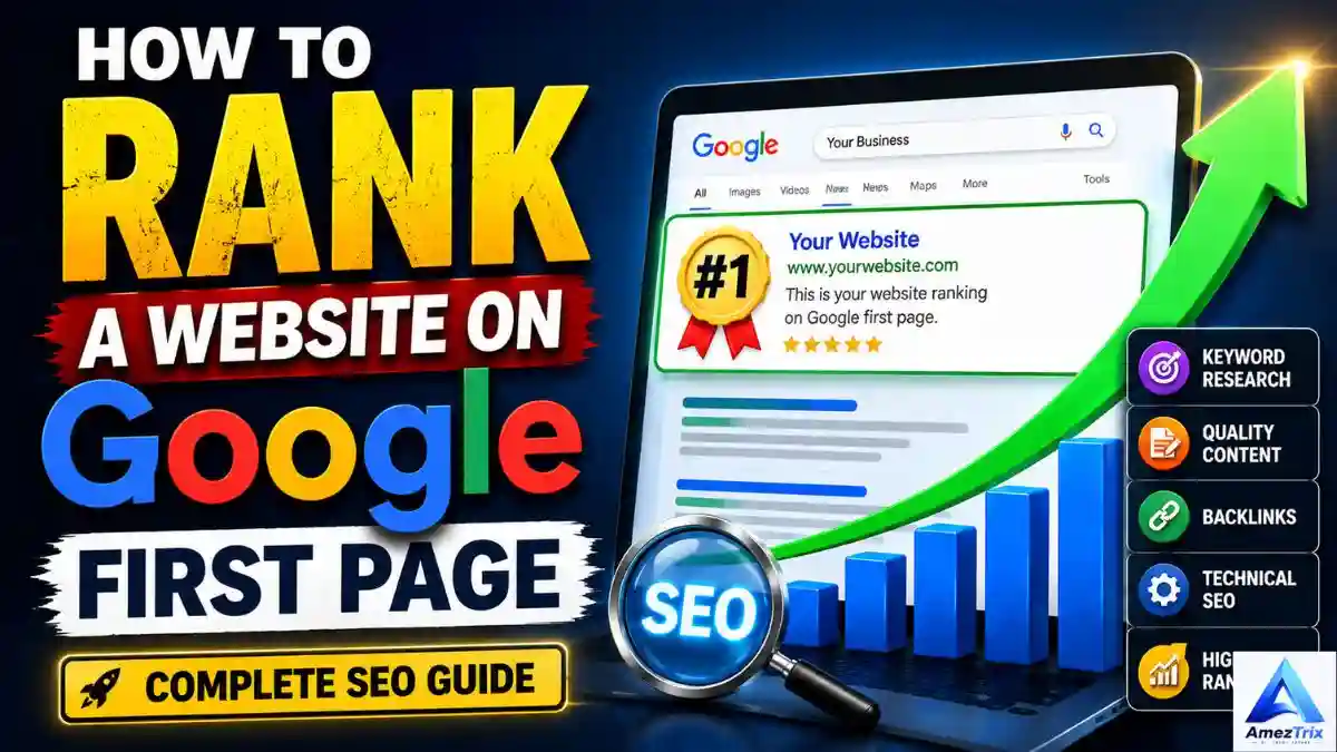 How to Rank Website on Google First Page