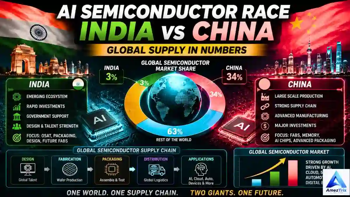 AI Semiconductor Race India vs China
