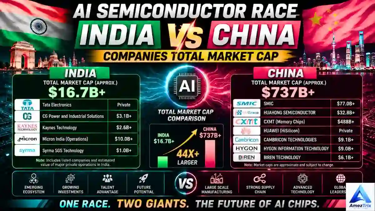 AI Semiconductor Race India vs China