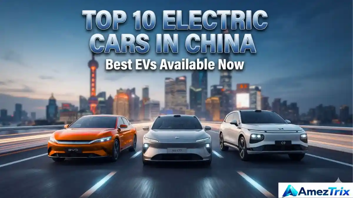 Popular Chinese electric cars from BYD, Xiaomi and NIO