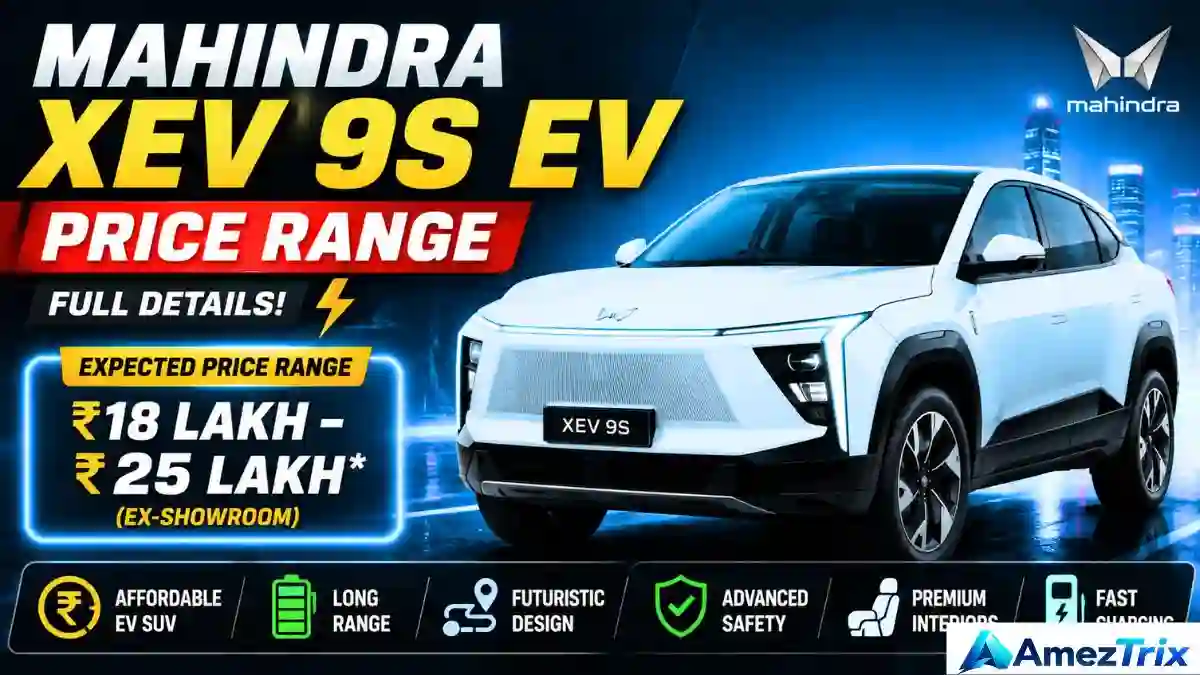 Mahindra XEV 9S electric SUV built on the INGLO platform with 59, 70 and 79 kWh battery options