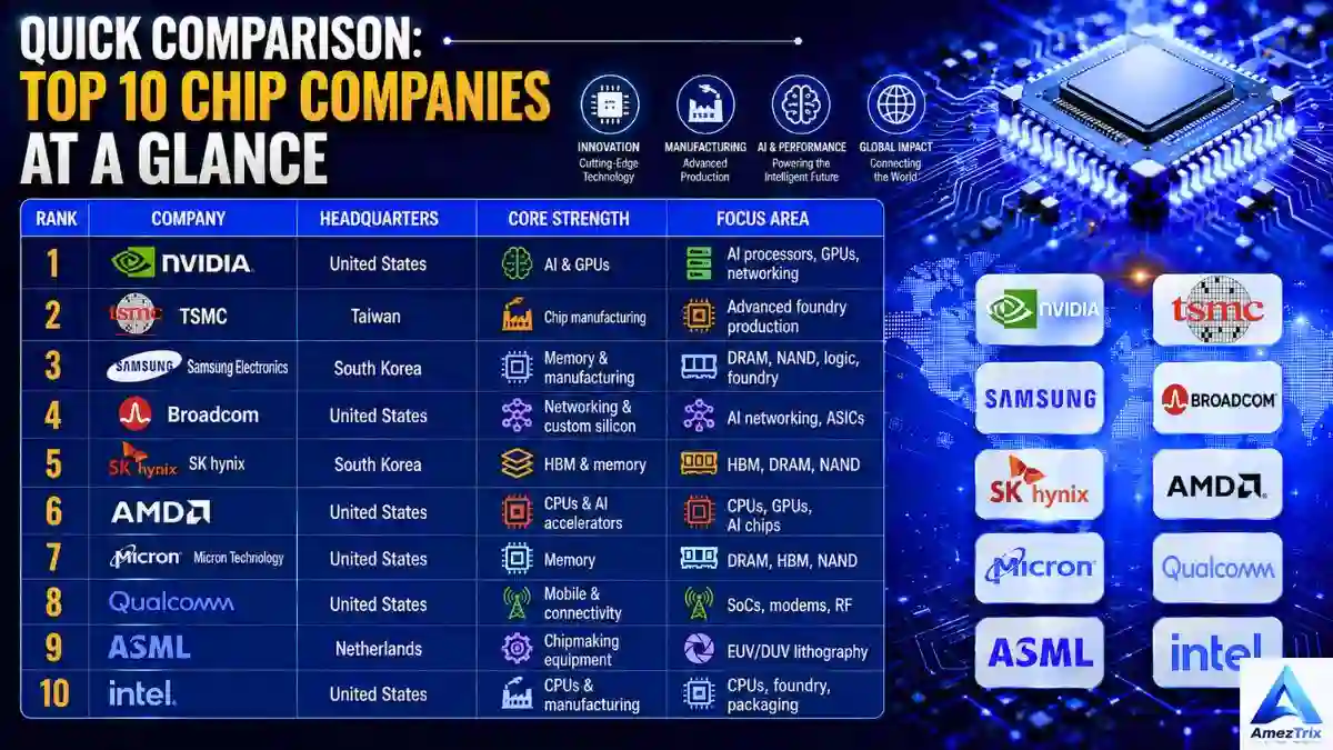 Top 10 Semiconductor Companies
