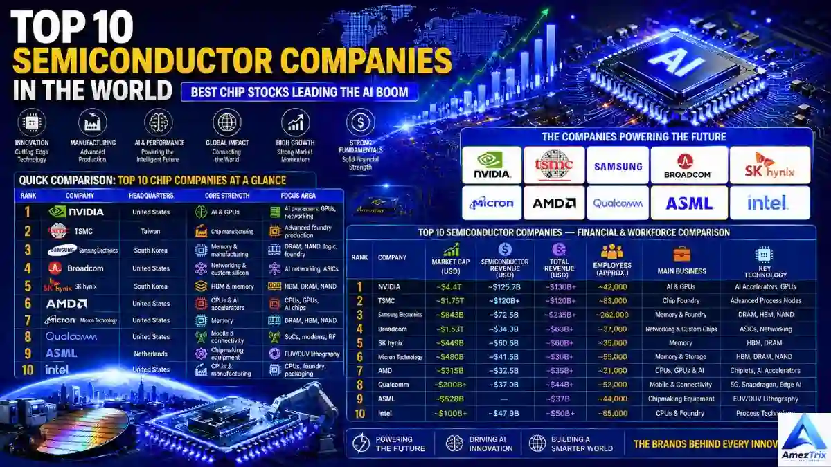 Top 10 Semiconductor Companies