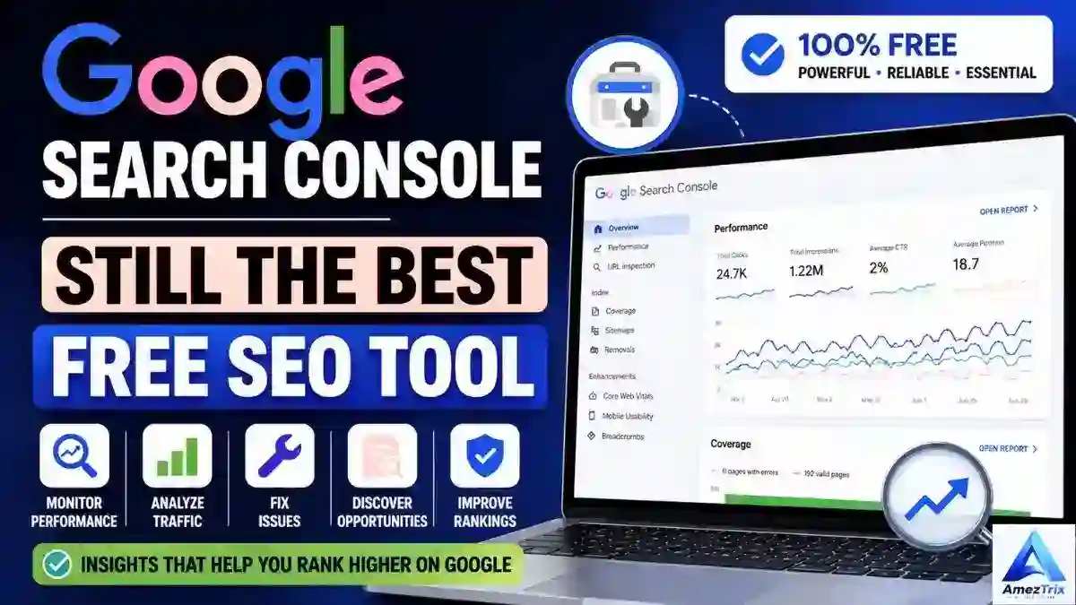 Google Search Console, a free digital marketing tool for SEO