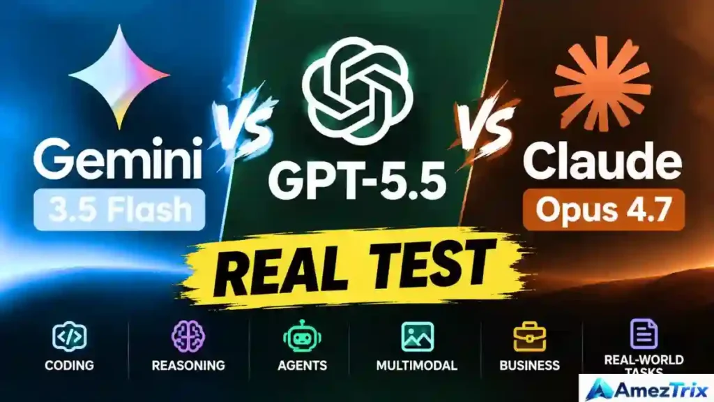 Gemini 3.5 Flash vs GPT-5.5 vs Claude Opus 4.7
