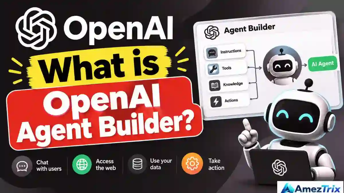 OpenAI Agent Builder visual workflow canvas with connected agent nodes