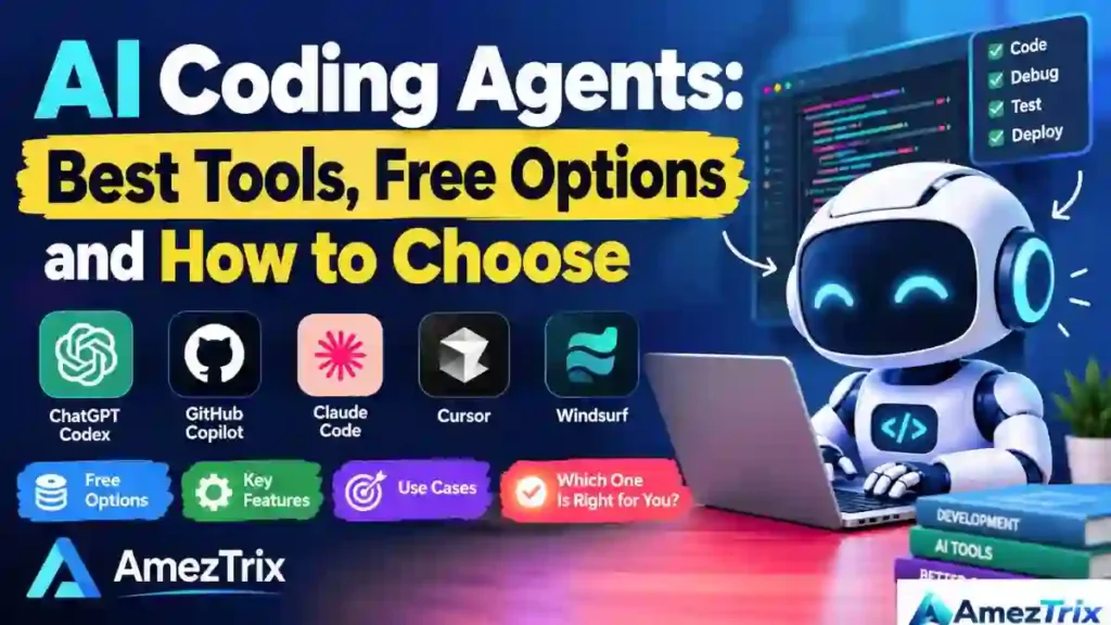 Top 5 AI Coding Agents works in a loop: plan, edit, test, fix, then wait for your review.