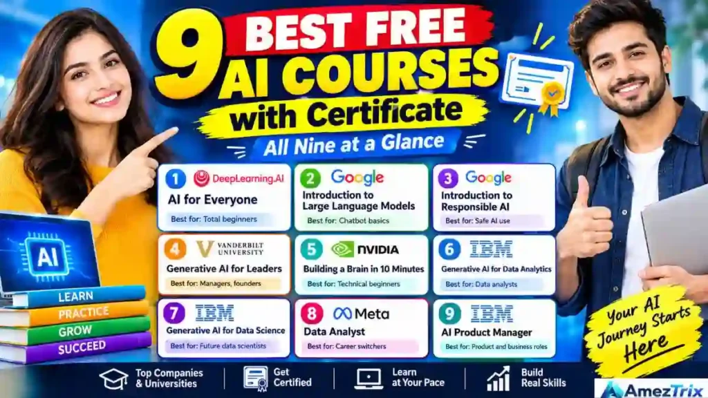 Free AI Courses with Certificates