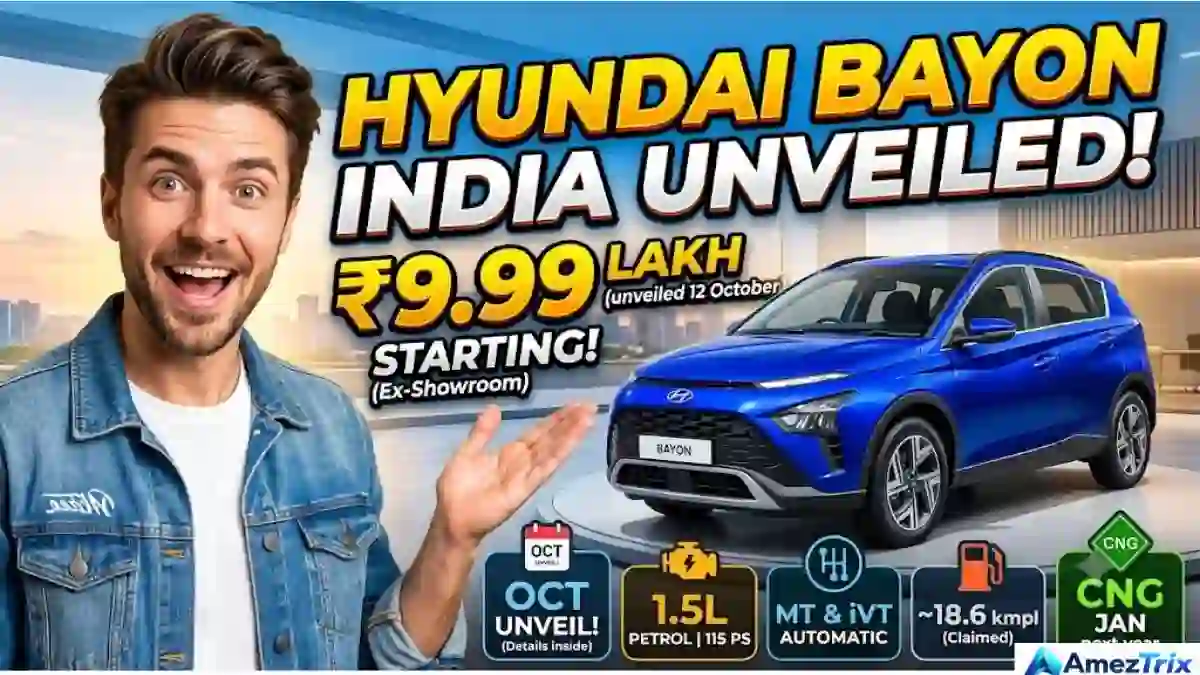 Hyundai Bayon Price in India